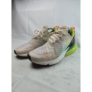 Nike Air Max 270 Grey Volt Neon Black White Lava Mens Size 9.5 FZ4132-001